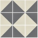 Mexican Ceramic Frost Proof Tiles White Gray